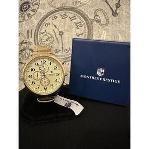 Montres Prestige X Invicta Men’s 43mm  Watch –Gold- NIB CLASSIC!!  mpw-0318